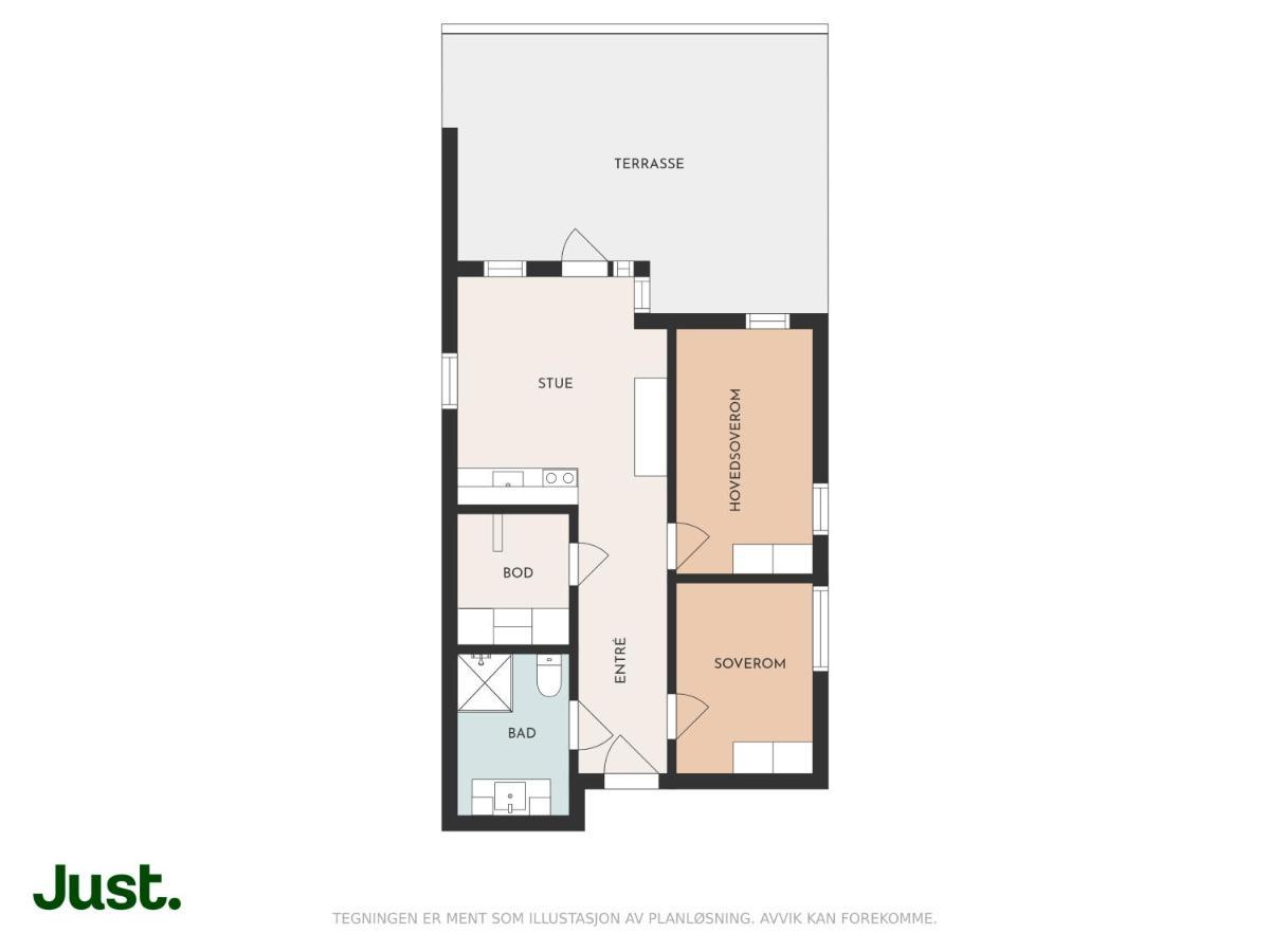 Skir 2 Bdr Corner View Apartement 트롬쇠 외부 사진